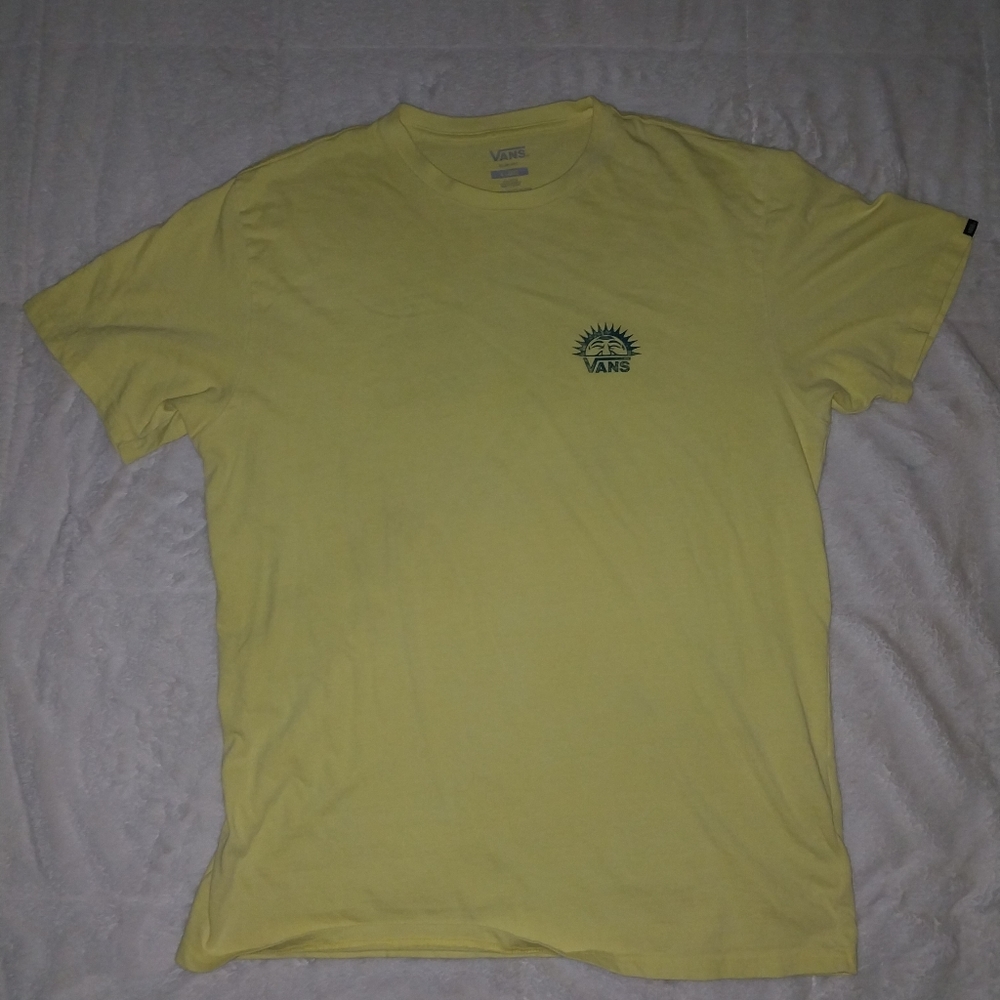 Yellow XLarge slim fit Vans Tshirt